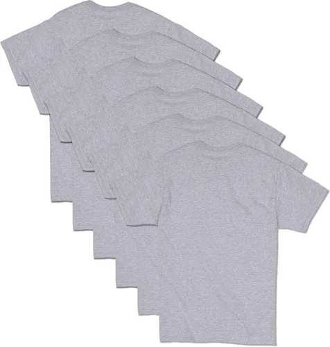 Vista 2 de Hanes Essentials Paquete de camisetas para hombre, camisetas de algodón con cuello redondo, 4o6unidades
