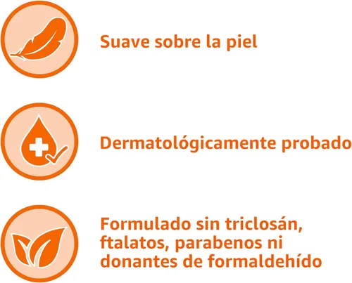 Vista 3 de Amazon Basics Recambio de jabón líquido para manos suave y suave, sin triclosán, probado por dermatólogos, pH equilibrado, 50 onzas líquidas