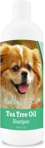 Vista 85 de Healthy Breeds Chow Chow Champú de aceite de árbol de té, formulado para pieles secas e irritadas, reduce la caspa, aroma de gaulteria, 8 onzas