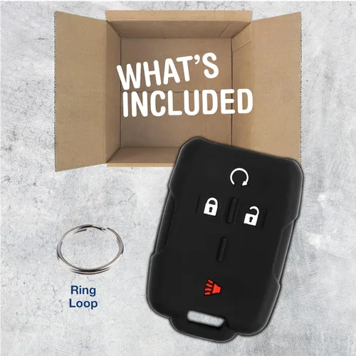 Vista 3 de KeylessOption Funda de repuesto para llavero para Chevrolet Chevy Silverado Colorado GMC Sierra Canyon 2014 2015 2016 2017 2018 2018 M3N-32337100