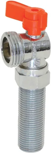 Vista 2 de Eastman Válvula de parada de salida para lavadora de rosca de manguera de latón, 1/2 pulgada MIP o sudor x 3/4 pulgadas MHT, válvula de bola