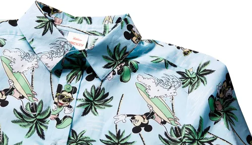 Vista 7 de Disney Lilo & Stitch - Camisa hawaiana con botones de Mickey Mouse King Simba, para niños pequeños y grandes