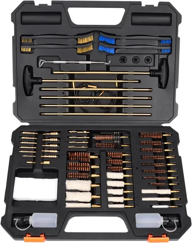 Vista 9 de BOOSTEADY Pro Gun Cleaning Kit Universal Gun Cleaning Kit Handgun Shotgun Cleaning Kit for All Guns with High-end Brass Brushes, Mops, Jags