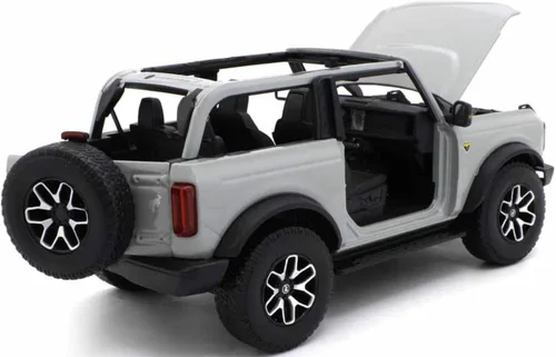 Vista 2 de koenig-tom Maisto - Modelo a escala 1/18 compatible con Ford compatible con Bronco Badlands 2021 a escala fundida a presión, réplica miniatura