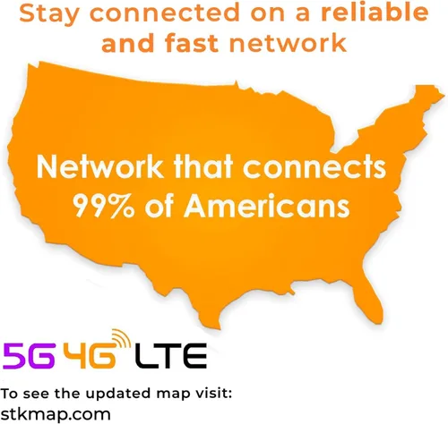 Vista 8 de SpeedTalk Mobile Tarjeta SIM de texto ilimitado 500 minutos de conversación de 1 GB de datos para teléfonos inteligentes 5G 4G LTE Apple iPhone