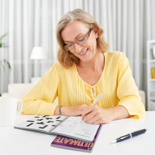 Vista 9 de Paquete de 5 libros de sudoku de tamaño de viaje, rompecabezas de Sudoku para adultos, libros de rompecabezas de búsqueda de palabras en letra