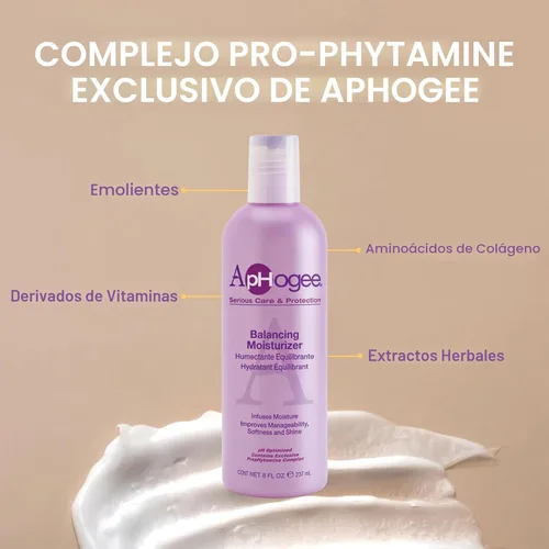 Vista 8 de Aphogee Serious Hair Care Double Bundle (tratamiento de proteínas Twostep de 4 onzas líquidas y hidratante equilibrante, 8 onzas líquidas)