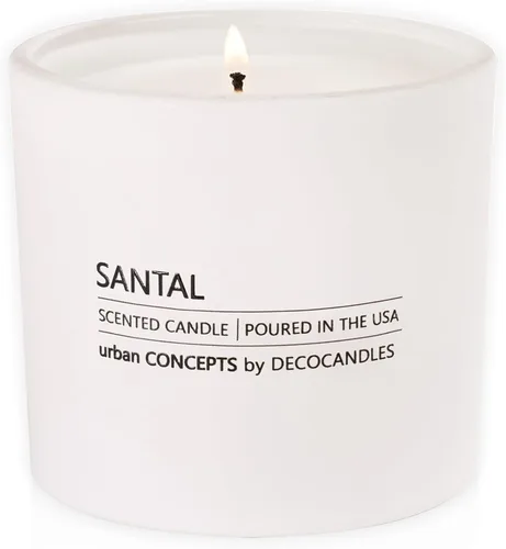 Vista 50 de Conceptos Urbanos de DECOCANDLES - Manzana Canela - Vela de soya altamente perfumada - Larga duración - vertida a mano en Estados Unidos (6 Oz.)