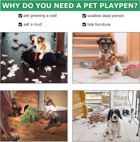 Vista 6 de Jaula para perros pequeños de 24 pulgadas, jaulas resistentes para perros pequeños, jaula plegable de alambre de metal con bandejas extraíbles