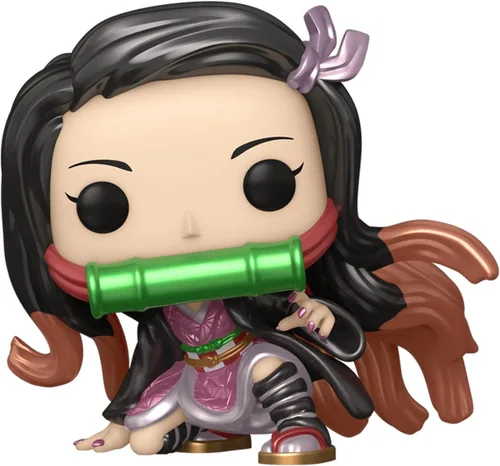 Funko Pop Demon Slayer Nezuko Kamado Toystop LACC Exclusivo Metálico