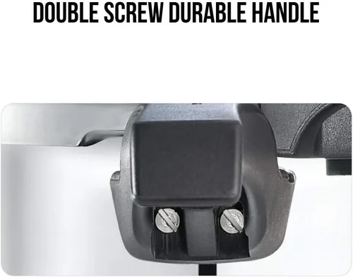 Vista 4 de Prestige 8-Liter Deluxe Alpha Induction Base Stainless Steel Pressure Cooker, Small, Silver