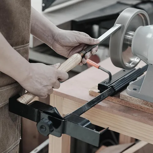 Vista 4 de Jig de afilado de herramienta de torno, jig de molienda múltiple para afiladoras, cinceles y herramientas de torneado de madera, afilado de gubias