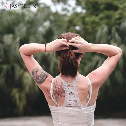 Vista 5 de JASVERLIN Ligas pequeñas para el cabello, elásticos sin daños, sin tirones, bandas trenzadas para mujeres y niñas, accesorios para corbatas finas a