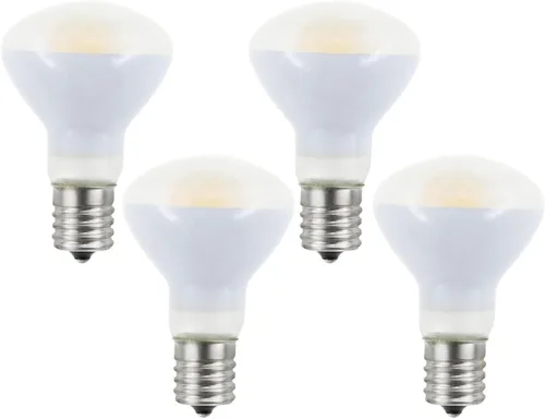 Vista 7 de 2-Pack E17 R14 LED Bulb, 4W Daylight 120V E17 Intermediate Base Mini Reflector Floodlight Light Bulb, Non dimmable