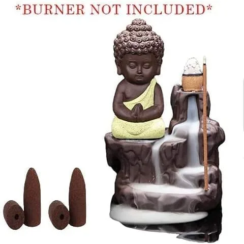 Vista 3 de Conos de incienso de reflujo (canela) Total 40 conos - Incienso HEM de la India