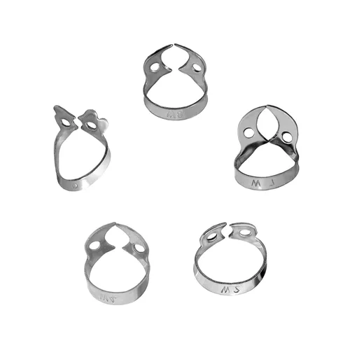 MEDSPO Abrazaderas de goma dentales profesionales | Retractores universales de Brinker higiénico endodóntico | Molares inferiores gingivales de