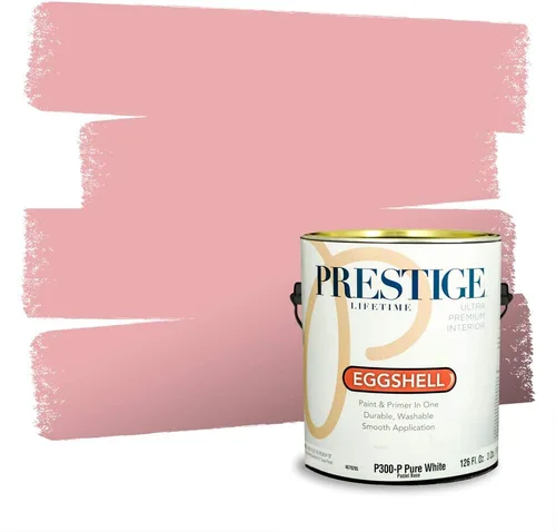 Vista 700 de Prestige Paints Pintura exterior e imprimación en uno, 1 galón, plano, coincidencia comparable de Valspar* Amber Rose*
