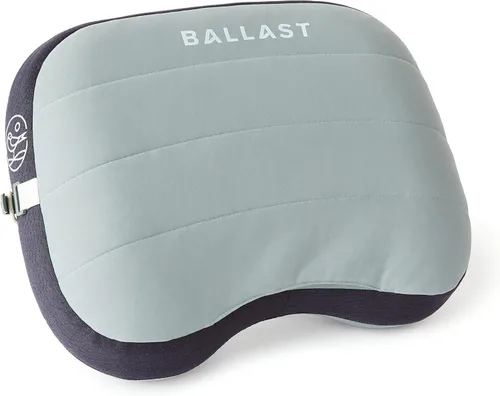 Vista 17 de Ballast - Almohada inflable cómoda, duradera y compacta, se mantiene en playas ventosas gracias a la bolsa de arena patentada, para playas