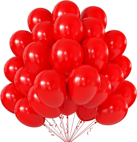 Vista 35 de KALOR Globos negros de 12 pulgadas, 0.11 oz/100 globos gruesos, globos de látex mate para fiestas de cumpleaños, decoraciones de boda, despedida