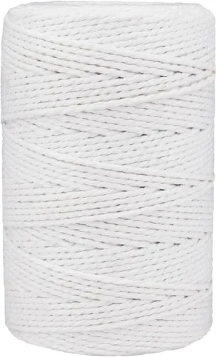 Vista 11 de Cuerda de cordel de algodón de 500 pies para carniceros de cocina, cordel de cocina para manualidades, asado, envoltura de regalos, decoración