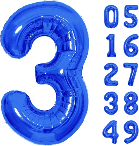 Vista 62 de Globos gigantes de números negros de 40 pulgadas, globos de aluminio de Mylar con helio para cumpleaños, globo número 0 para decoración de fiestas