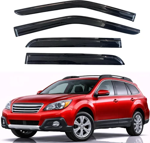 Vista 23 de KPY Visor de Ventana Compatible con Hyundai Accent Sedan 2012-2017, Protector de Lluvia de 4 Piezas Deflectores de Ventilación de Ventana Lateral