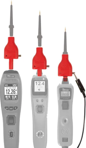 Vista 2 de El adaptador de referencia de 5 voltios Power Probe se conectará a cualquier probador de circuito Power Probe Tek y limitará el voltaje a una