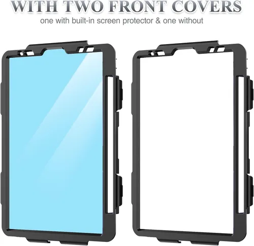 Vista 8 de SEYMAC stock Funda para iPad Air 5ª/4ª Generación/Pro 11 (4ª/3ª/2ª) con Protector de Pantalla Soporte para Bolígrafo, Correa de Mano Giratoria