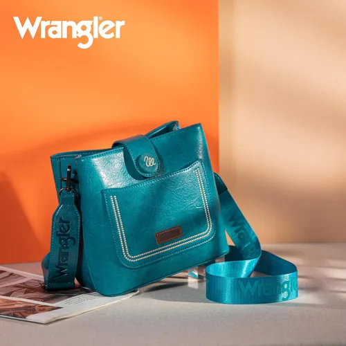 Vista 6 de Wrangler Monederos cruzados vintage para mujer, monederos y bolsos para regalo