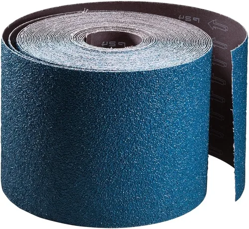 Vista 2 de Mercer Industries 400450016 Rollo de lijado de piso de tela de carburo de silicio, 8 "x 50 yardas, grano 16X