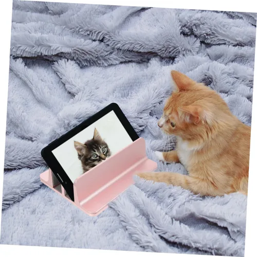 Vista 7 de VANZACK Vertical Laptop Stand with Double Slots Desktop Holder for Office and Home Stable Weighted Base Fits Various Laptops Tablets and Phones