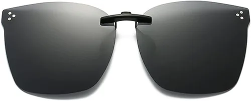 Vista 9 de Gafas de sol polarizadas con clip de gran tamaño, protección UV, ajuste compacto, lentes de sol que no se deslizan sobre gafas graduadas