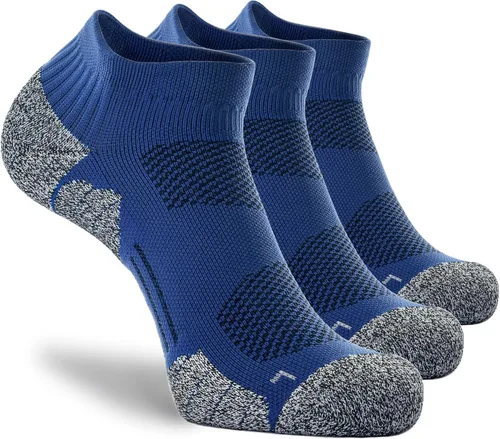 Vista 25 de CWVLC - Calcetines deportivos, hasta el tobillo, de compresión, acolchados, unisex, paquete variado