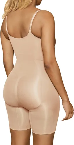 Vista 3 de SHAPERX Body para mujer con control de abdomen, sin costuras, esculpiente, moldeador, camiseta sin mangas