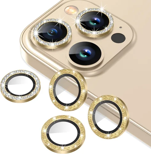 Vista 54 de AGVEE Paquete de 6 unidades para iPhone 12 Pro/12/12 Mini/11 Pro Max/11 Pro/11 Pro/11 Protector de lente de cámara, anillo de metal brillante