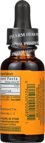 Vista 2 de Herb Pharm Extracto líquido de regaliz orgánico certificado para soporte del sistema endocrino - 1 onza (DLIC01)