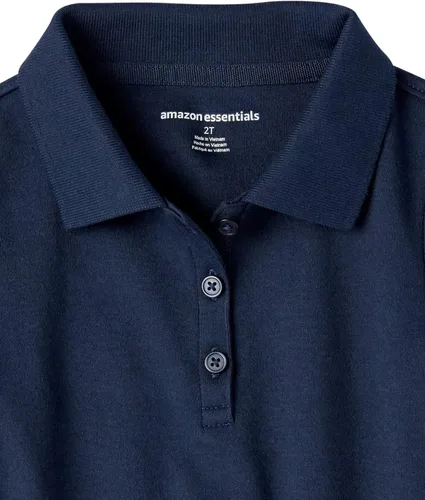 Vista 4 de Tienda Essentials Girls Short Sleeve Uniform Interlock Polo Shirt