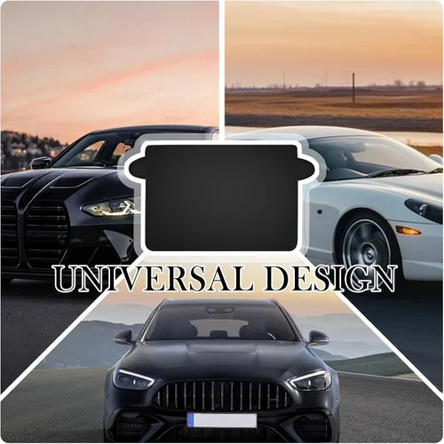 Vista 7 de Cubierta Magnética para Parabrisas contra Hielo y Nieve, Cubierta Antirrobo para Parabrisas de Coche con 5 Imanes Invisibles, Protector Universal