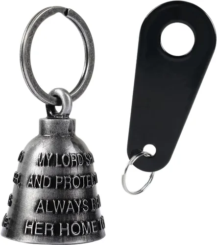 GARGOYLE BELLS Campanas de motocicleta para motociclista de buena suerte, campanas de guardián, accesorio de motocicleta para la suerte