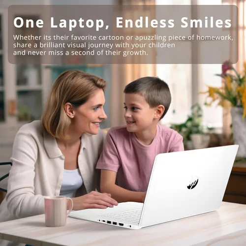 Vista 6 de HP Laptop Stream HD de 14 pulgadas, Intel Celeron N4120, 8 GB de RAM, 64 GB eMMC, cámara web, gráficos UHD, WiFi, HDMI, 1 año Office 365, Win 11s