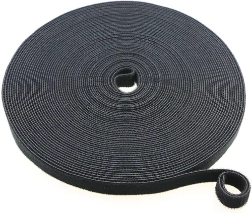 Vista 3 de cinta de sujeción de doble faz, tira de nailon, control de cables eléctrico, 1 gancho de rollo, CECOMINOD054561 Estilo 1