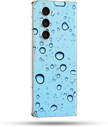 Vista 47 de MightySkins Skin compatible con Samsung Galaxy Z Fold 5 - Puppy Fall Funda protectora de vinilo duradera y única Fácil de aplicar, quitar
