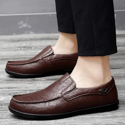 Vista 8 de Go Tour - Mocasines de piel para hombre