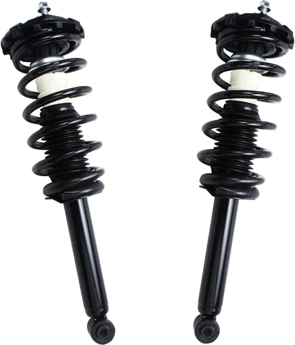 Vista 13 de Detroit Axle - Par de puntales traseros para Hyundai Accent 2000-2005, 2 puntales listos con montaje de resorte helicoidal 2001 2002 2003 2004
