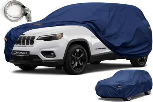 Vista 74 de Kaugung Funda impermeable pesada para automóvil, ajuste personalizado para Ford Mustang GT/Shelby/Cobra/Bullitt (1970-2025), cubierta exterior