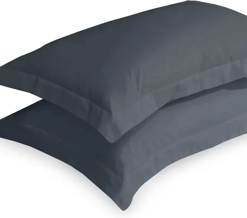 Vista 6 de MOONLIGHT20015 Juego de funda de edredón individual color carbón, microfibra suave de doble cepillado, 2 piezas con cierre de botón, 1 funda