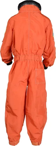 Vista 4 de Kid s naranja Junior para disfraz de astronauta