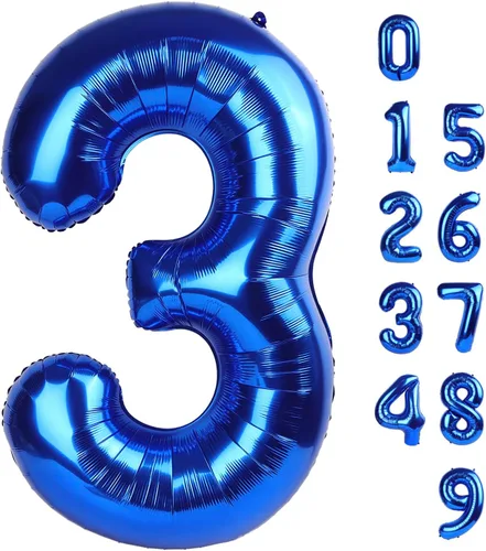 Vista 343 de Globos de números 0 de 40 pulgadas, globos negros de números para números 10, 20, 30, 40, 50, 60, 70, 80, 90, 100, globos de números 10, 20, 30, 40