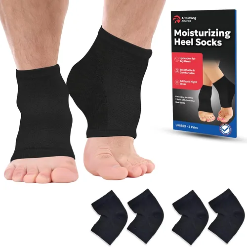 Calcetines hidratantes para hombres y mujeres | Tratamiento de talón agrietado con aloe vera | Removedor de callos de talón hidratante | Calcetines