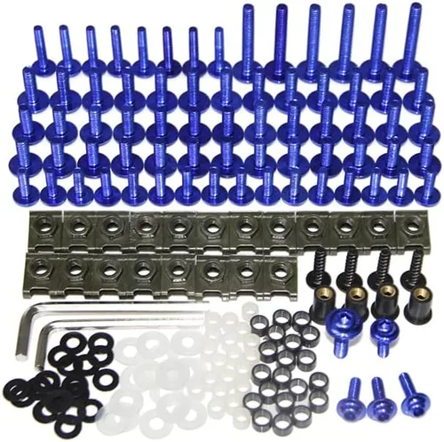 Vista 6 de Kit de pernos de carenado Tornillos Tuercas Arandelas Clips Pernos de motocicleta para Ducati 959/1299 /959s/1098/848/1198 Tornillos de carenado Kit